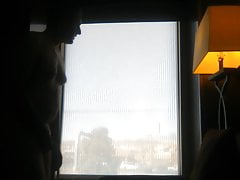 exposed exposing out the window
