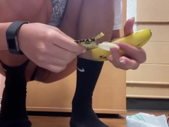 Horny Asian teen 18+ Twink Gets Fucked By A Banana