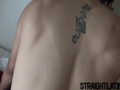 Latino dude gets hardcore anal and sucks cock for some cash