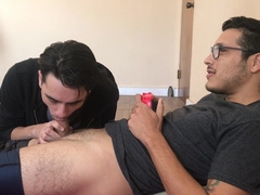 B-Day Man Plays Flick Games and Tops him while Making out