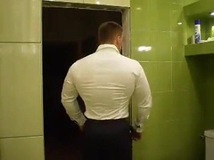 Russian Bodybuilder Strip and Cum22