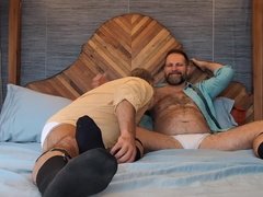 Seattledad And Bearfoothunter In Bed And One Of Us Gets Bred!