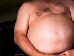 Grandpa cums on webcam during session