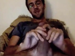 Sexy French Str8 Guy Shoots All Over Himself #214 8