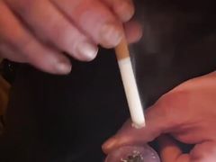 Burning Acorn with Cigarette and Fire Part 2