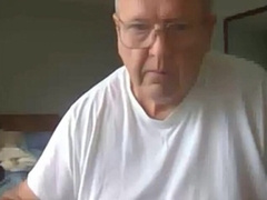 old man jerking his big dick 11