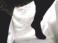 Love stockings panties piss and cum