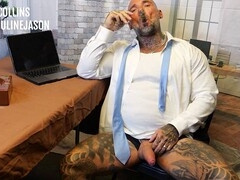 Gay men, sucking huge, in english