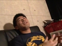 Hottest Asian gay twinks in Crazy rimming, twinks JAV scene