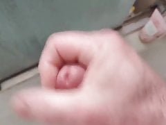 Cumming in the shower