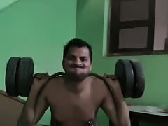 Indian dumb dog chitransh govila naked workout