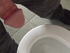 My thick pissing cock