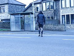 Public slut crossdresser