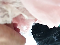 Full speed panty drawer huge cum load