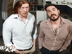 Stud Kyle Connors Gets His Dick Hard When Handyman Joey Mills Bends Over To Fix The Coffee Machine - TWINKPOP