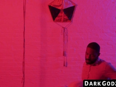 DarkGodz.com - Ebony male's domination of a petite gay in a raw, interracial pounding