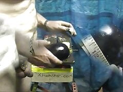 chubby mechanic with an 11 inch girth aubergine gape and prostate orgasm