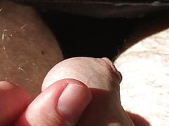 Some more precum and foreskin