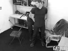 Hot tattooed guard Jeremiah Cruze creampied in the ass by troublemaker Ty Roderick