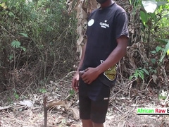 This Guy Bareback Finds Himself Masturbating In The Field While He Clears His Plantations. This Is Real Public Sex 6 Min