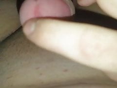 Me teasing my hot glans.