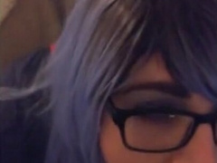 BBC cums in mouth of white sissy fag 8