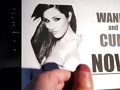 Speedy wank and cum tribute for Lucy Pinder