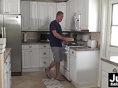 The intruder enters both the house and the ass of the owner