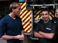 Father Bombeiros Get a Testicular Check-up by Amateur Doctor