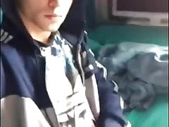 UK's sport lad jerk off