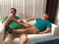 Dilf, gay bondage, feet tickles