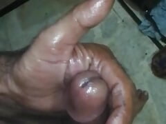 Oily rubbing cock