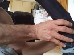 Deepthroating a massive horse cock after a realistic big dick attempt