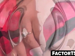 FactorTS.com - Pierced TS Isabelly Ferrerira takes cock deep before anal