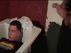 Three English Chav Lads: Watersports & Fucking