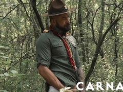 CARNAL PLUS - ScoutBoys Dolf Dietrich molests and plumbs lovely towheaded scout in forest