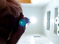 Bathroom fun slow motion