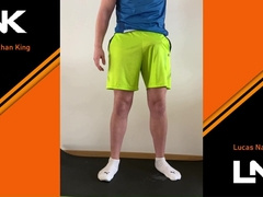 Lucas Nathan King money-shot compilation trio, numerous yam-sized pop-shots