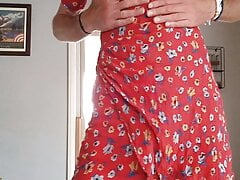 Moi coralie travestie en lingerie