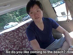 asian lad tugs jizz-shotgun