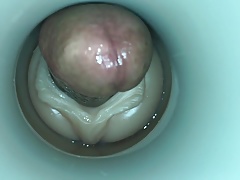 Tip of my dick by cum cam man