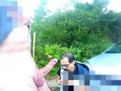 Pipe au Lac: Outdoor Blowjob with Hunks