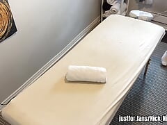 Backpacker came for massage and got more than he expected
