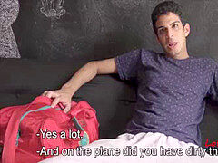 Latino nubile fellow Fucks A Man On cam For Money