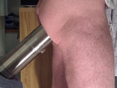 Hard Anal Workout with a Big Dildo - Gay Amateur Video