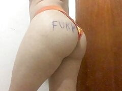 big ass, with tight panties, amateur porn