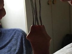 Cumshot in foreskin