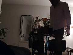 Latino Exercises In Nylon Pantyhose
