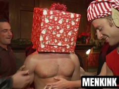 Brian Bonds and Derek Ache suffer wild gang-bang Christmas intercourse