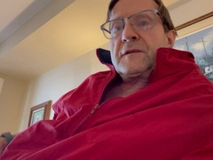 Me displaying off to a webcam audience and jizzing #two